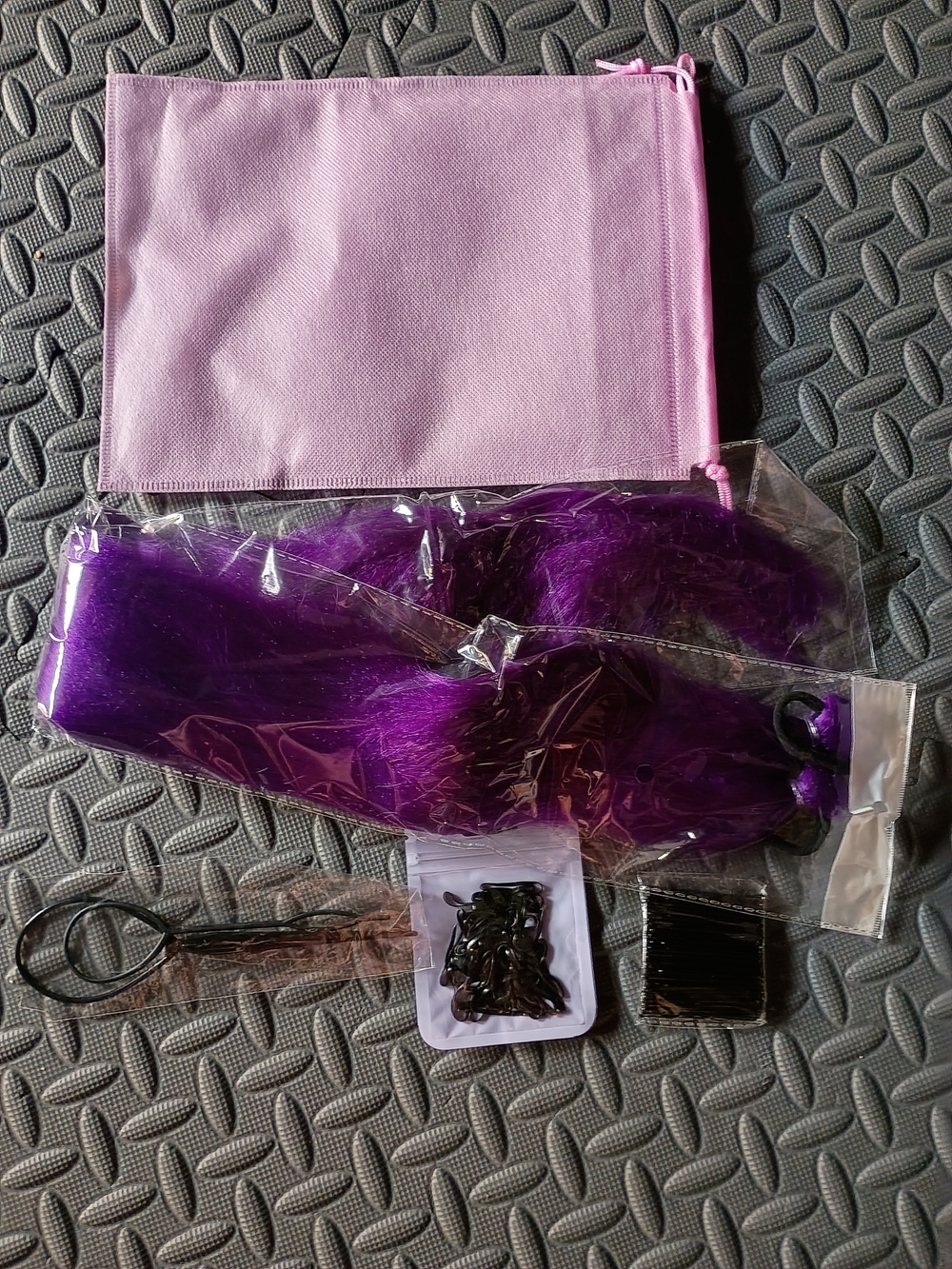 NEW • PURPLE BRAIDING HAIR EXTENSIONS • 2 PACK NWT